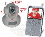 wireless hand-held control pan-tilt camera